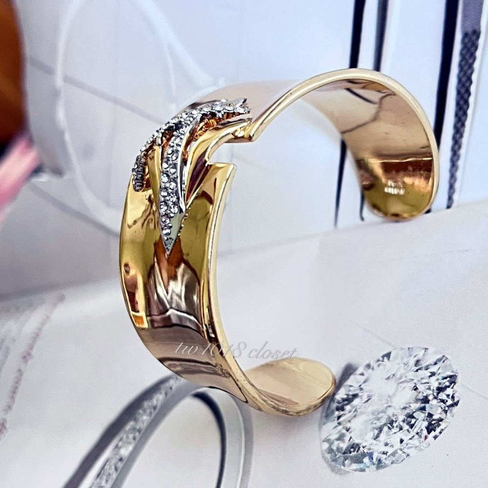 Alexis Bittar Crystal Cross Adjustable Bracelet - Picture 8 of 10